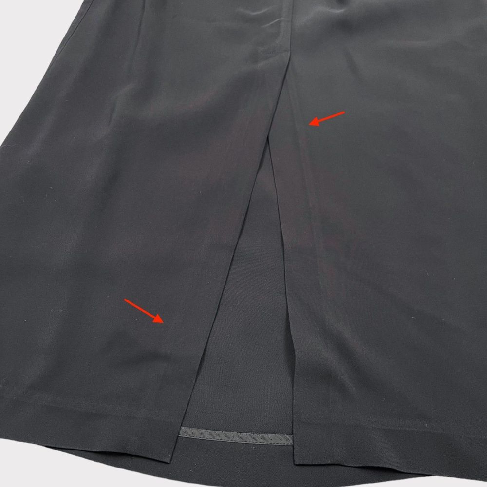 CO Essentials Black Pull-On Midi Pencil Skirt Women's Size Small - Picture 11 of 12